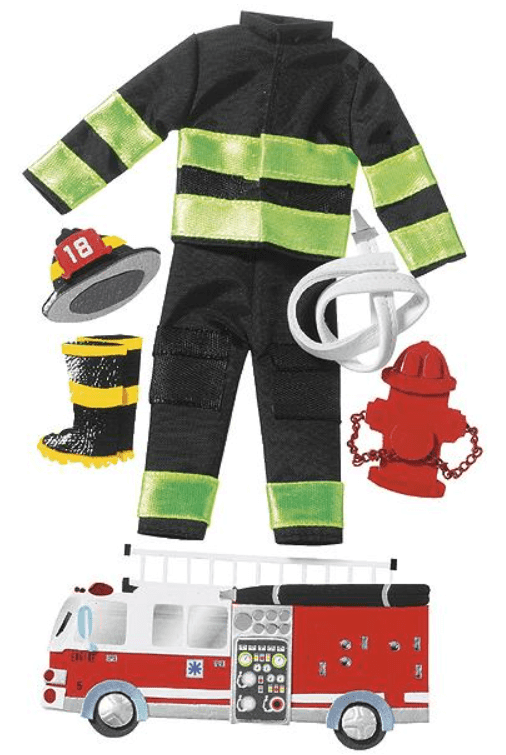 Occupation Firefighter 4 x 7 3D Embellishment by Jolee's Boutique - Scrapbook Supply Companies