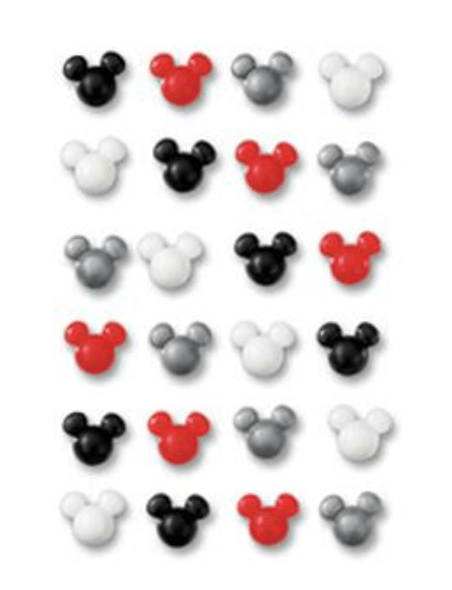 Disney Mickey Mouse Sticky Brads Collection 6 x 3 3D Scrapbook Embellishment by American Crafts - Scrapbook Supply Companies