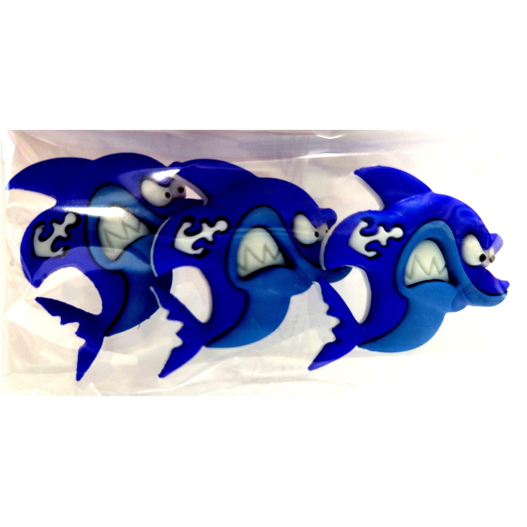 Dress It Up Collection Blue Shark Scrapbook Buttons by Jesse James Buttons