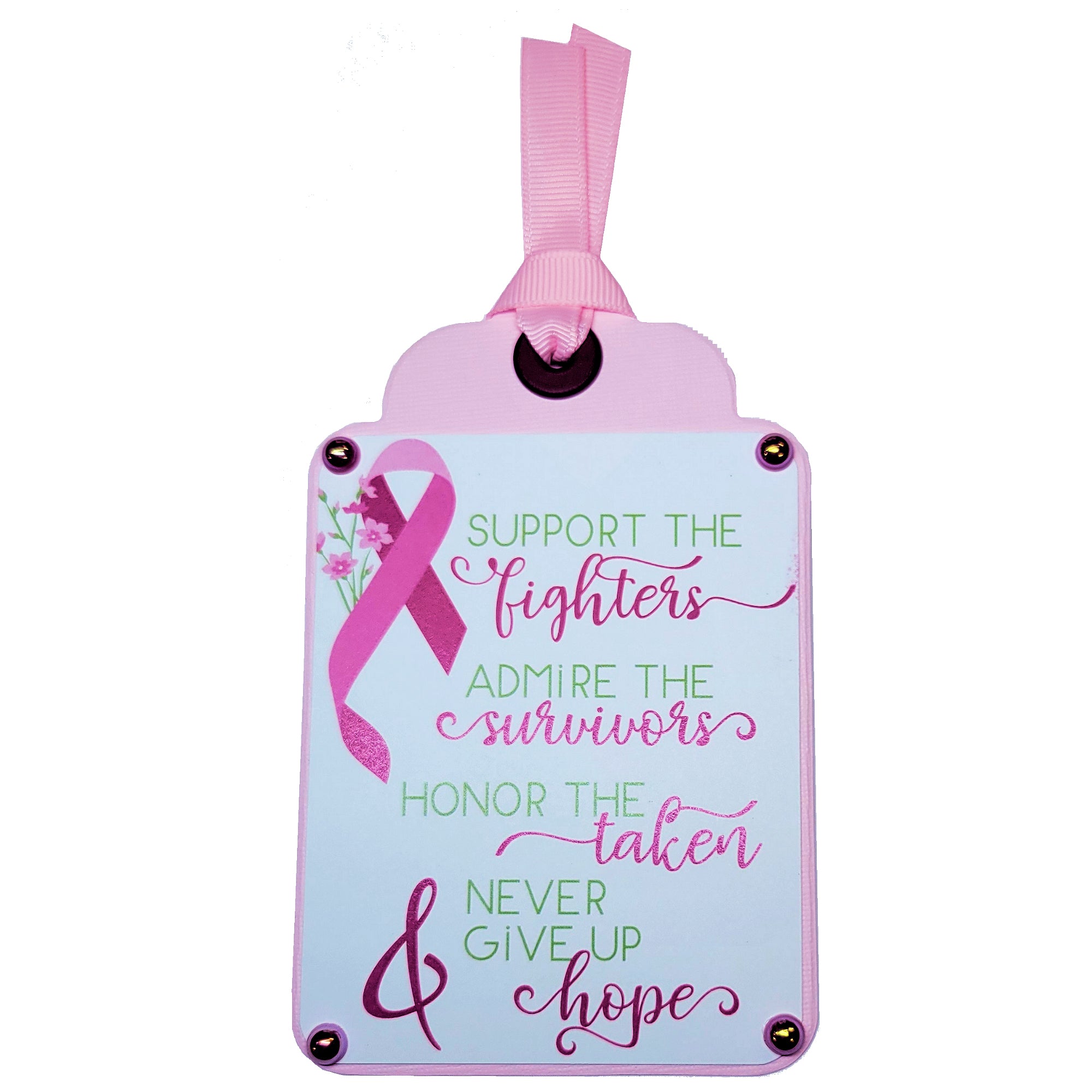 Terrific Tags Collection Support The Fighters 3x5 Scrapbook Tag Embellishment by SSC Designs