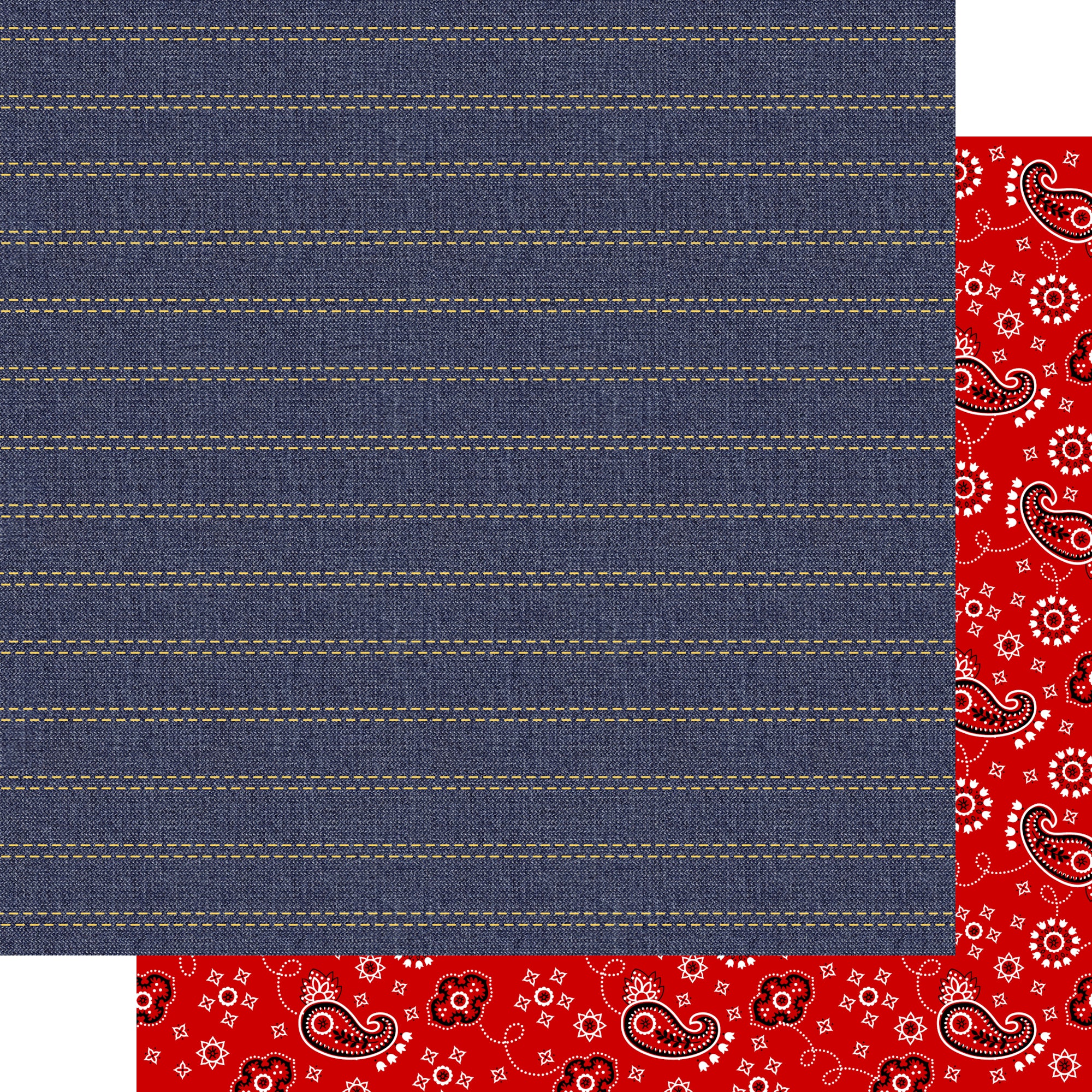 Toy Box Collection Cowboy 12 x 12 Double-Sided Scrapbook Paper by SSC Designs