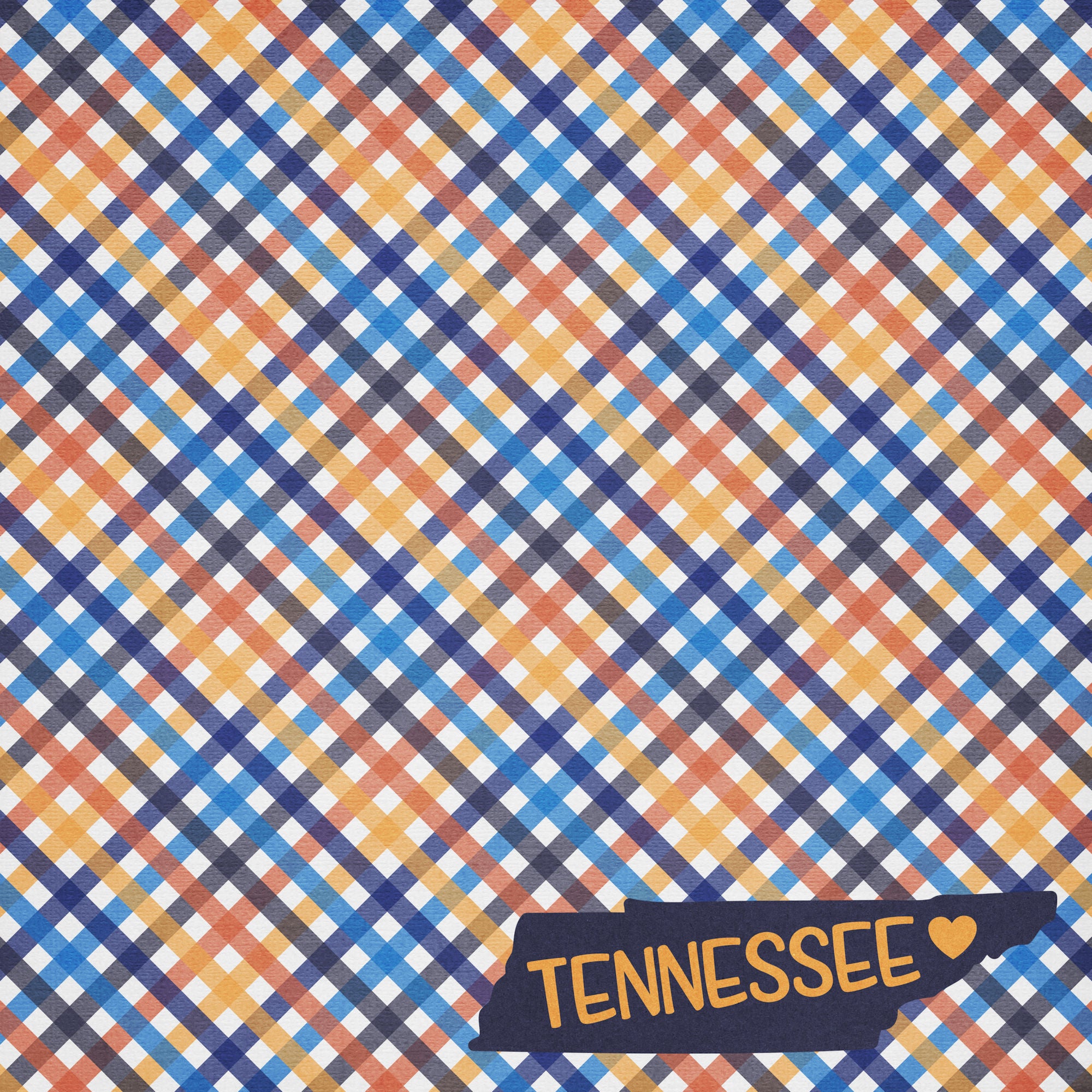 Tennessee Collection Nashville 12 x 12 Double-Sided Scrapbook Paper by SSC Designs