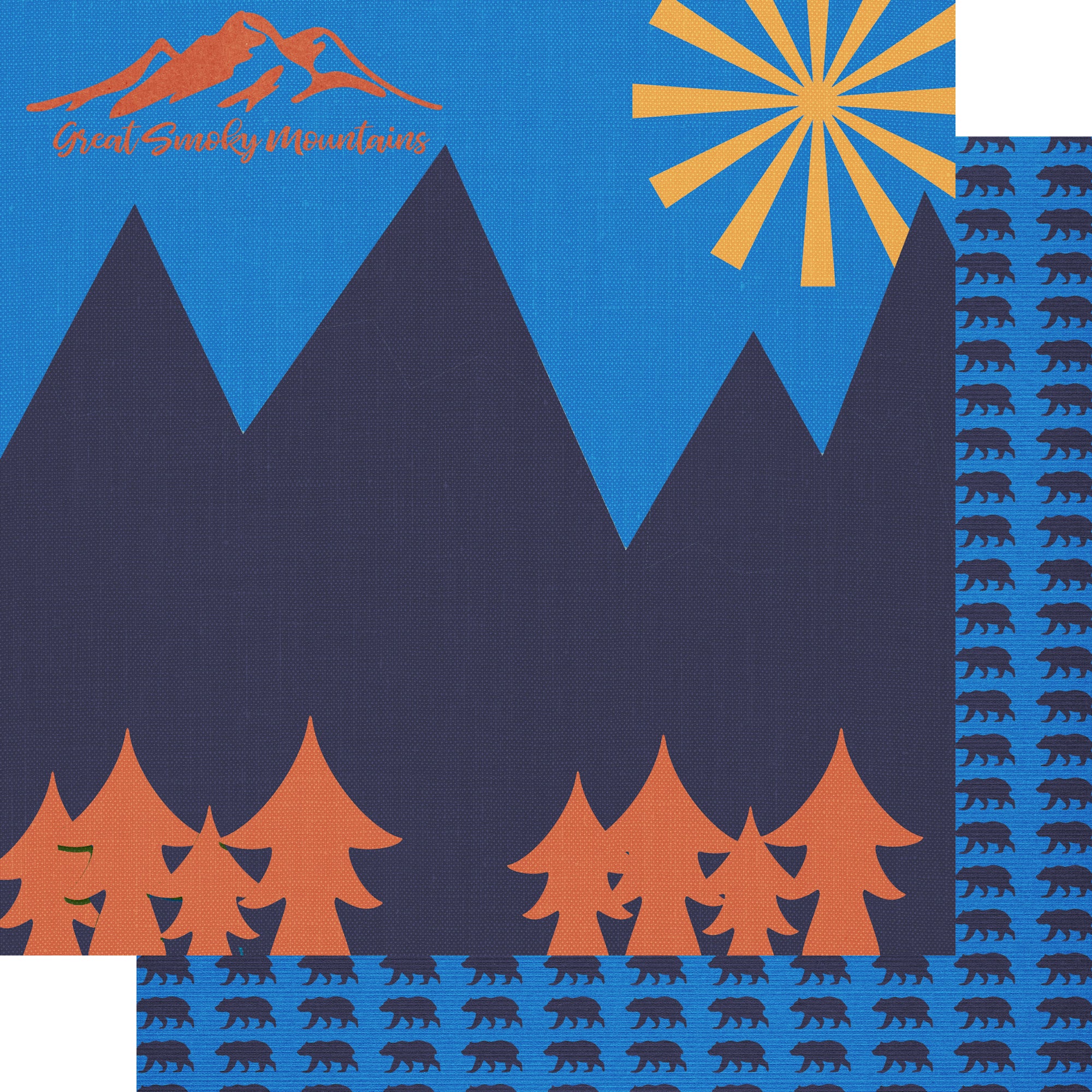 Tennessee Collection Great Outdoors 12 x 12 Double-Sided Scrapbook Paper by SSC Designs