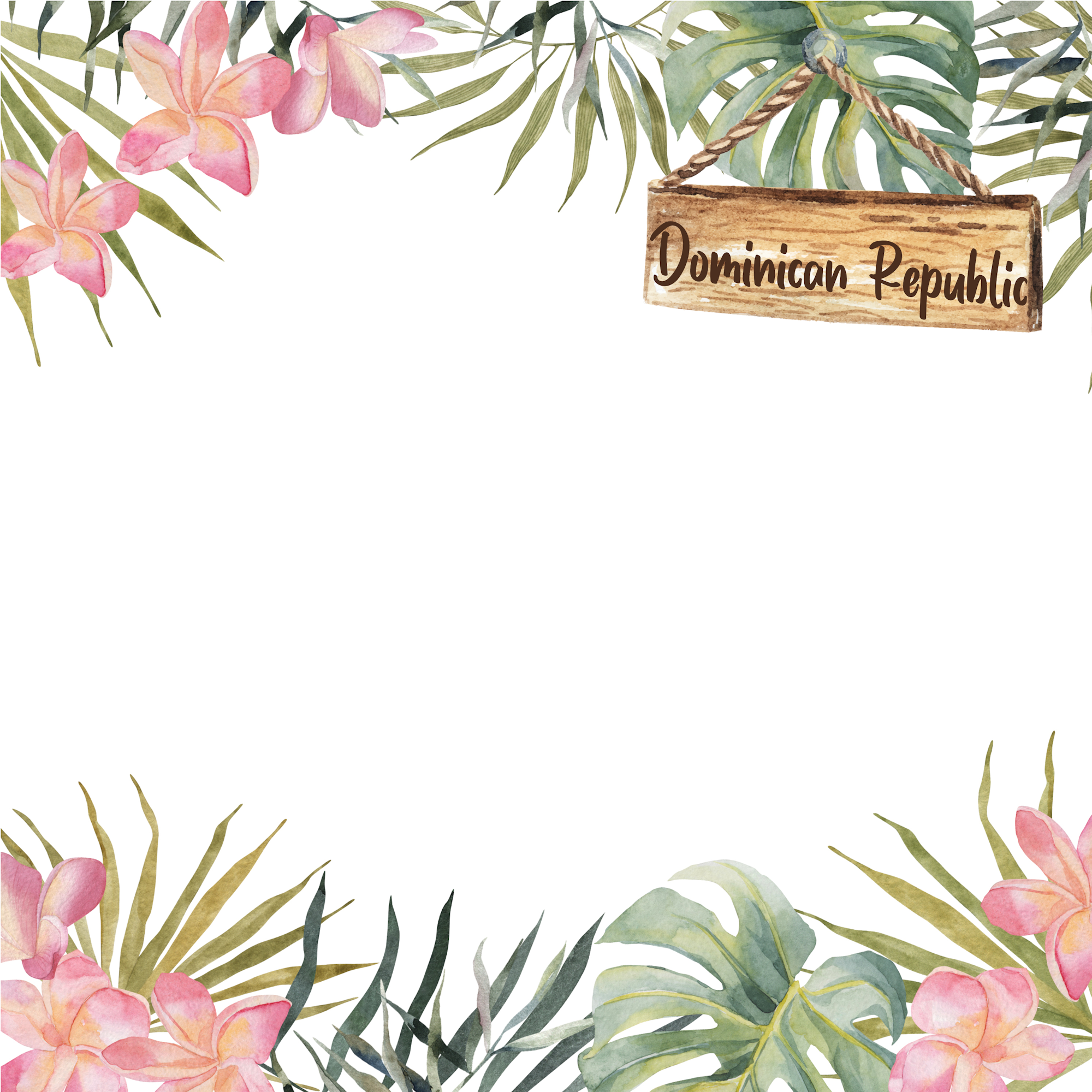 Tropical Paradise Collection Dominican Republic 12 x 12 Double-Sided Scrapbook Paper by SSC Designs