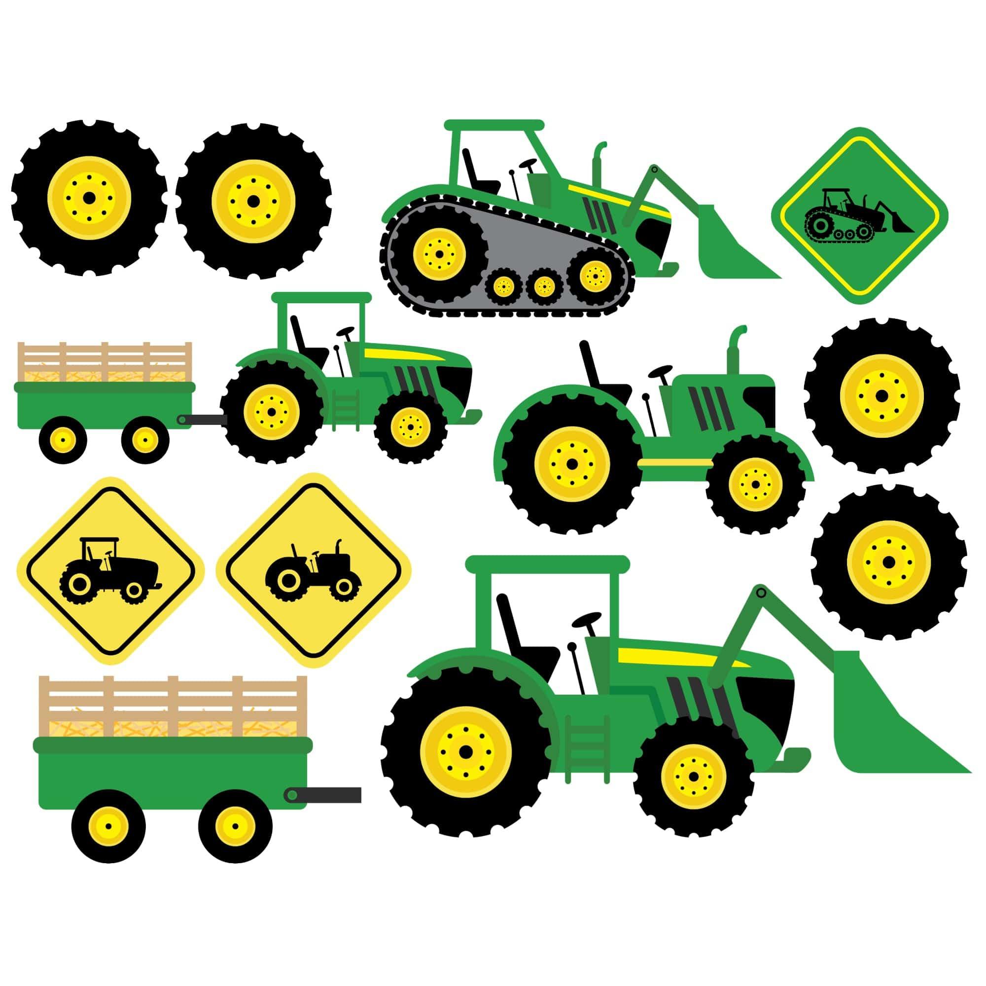 Tractor Time Collection Laser Cut Ephemera Embellishments by SSC Designs
