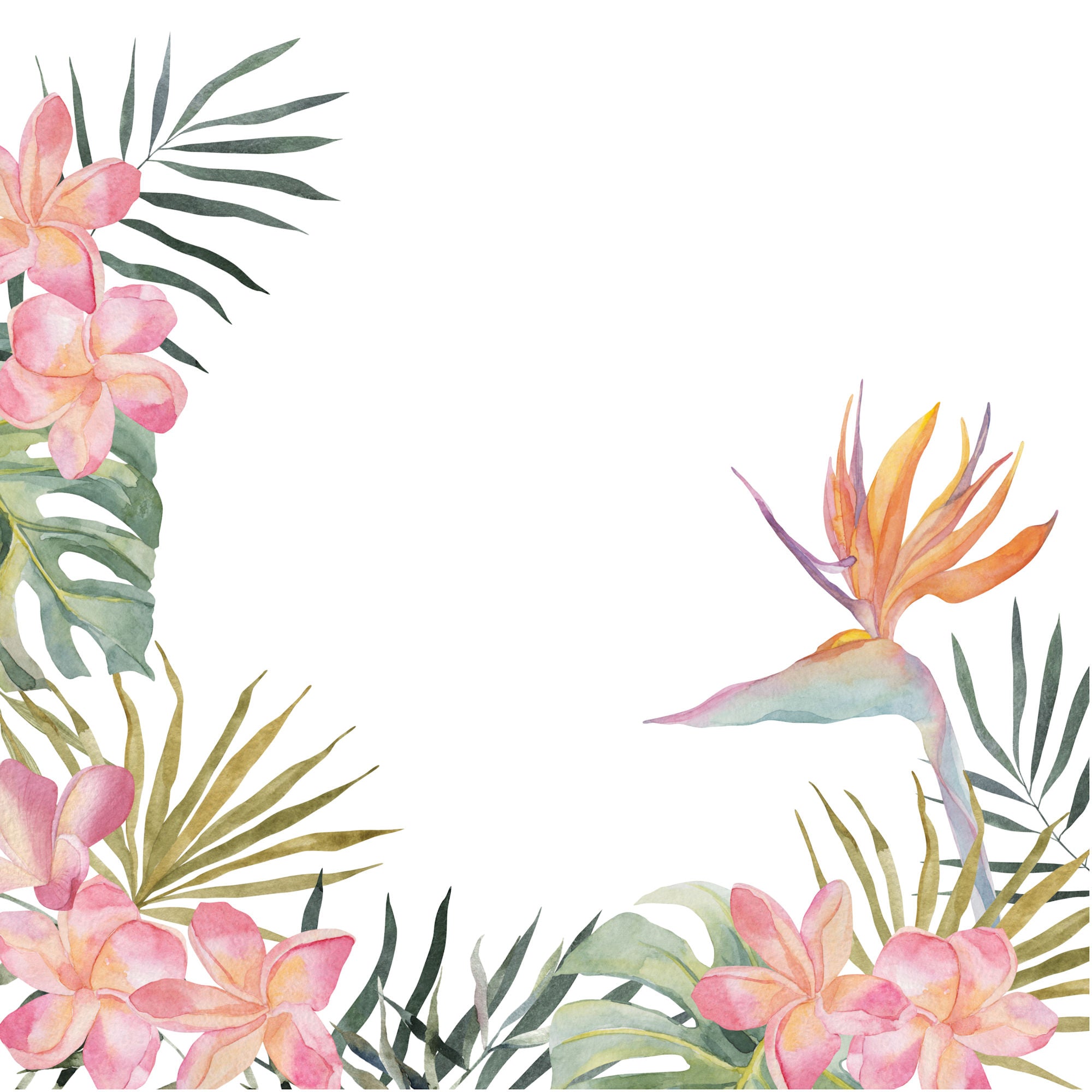 Tropical Paradise Collection Exquisite 12 x 12 Double-Sided Scrapbook Paper by SSC Designs