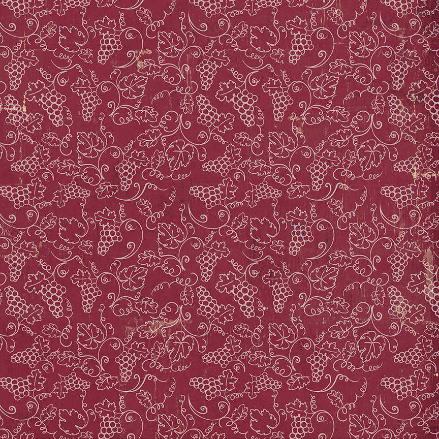 Vineyard Collection Fine Wine 12 x 12 Double-Sided Scrapbook Paper by Photo Play Paper