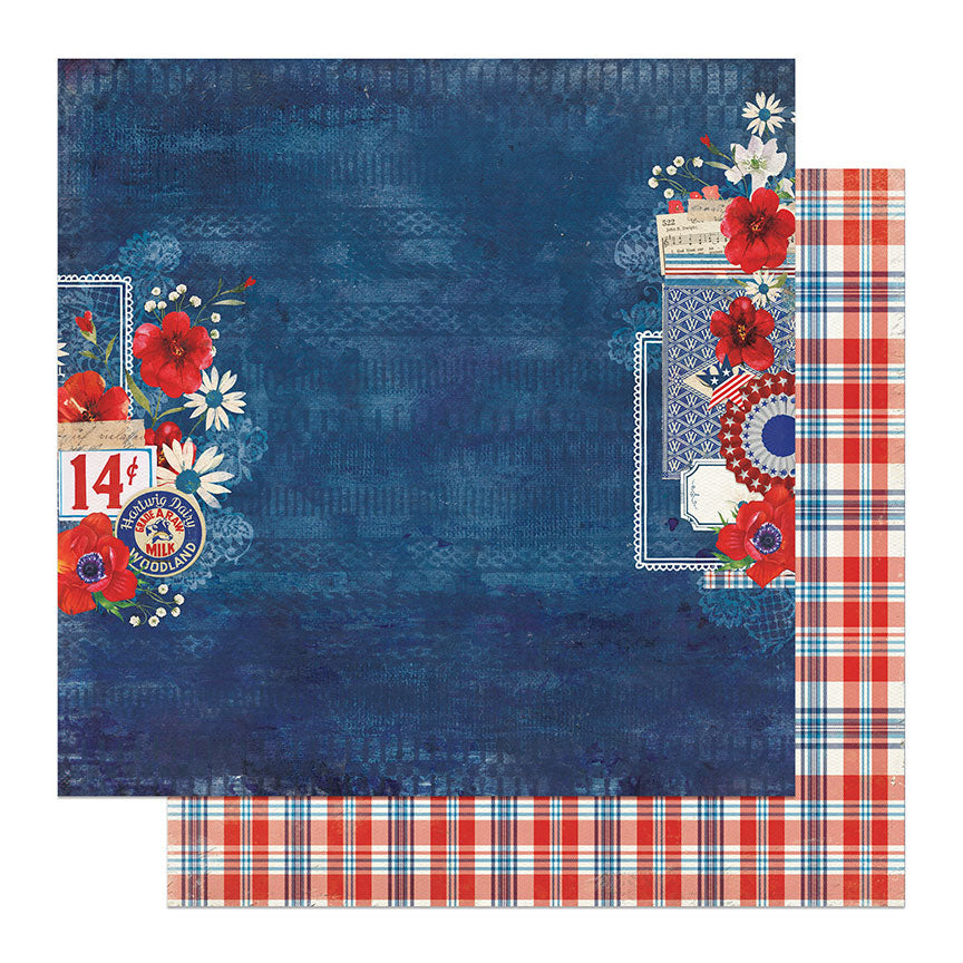 With Liberty Collection 12 x 12 Double-Sided Scrapbook Collection Kit by Photo Play Paper