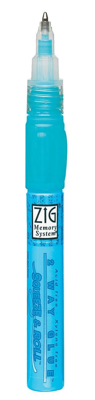 ZIG Memory Systems 2-Way Squeeze & Roll Glue Pen by Kuratake - Scrapbook Supply Companies