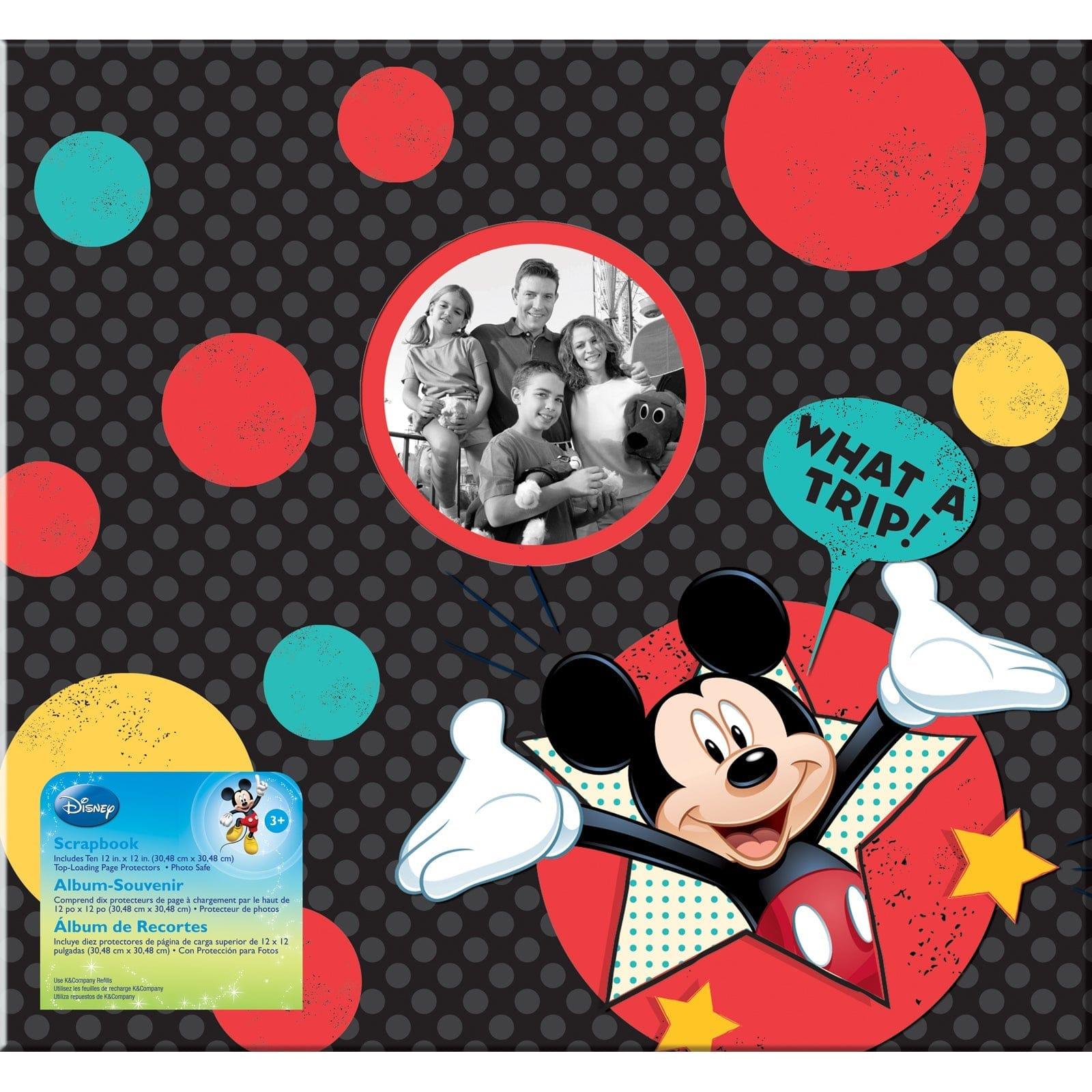 Disney Mickey Mouse 12 x 12 What A Trip Scrapbook Album by EK Success
