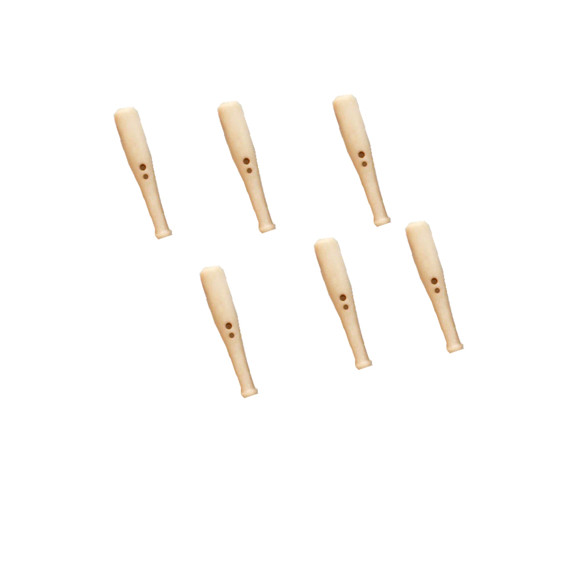 Dress It Up Collection Baseball Bats Scrapbook Button Embellishments