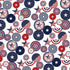 Fourth of July Collection All American Fans 12 x 12 Double-Sided Scrapbook Paper by Carta Bella - Scrapbook Supply Companies