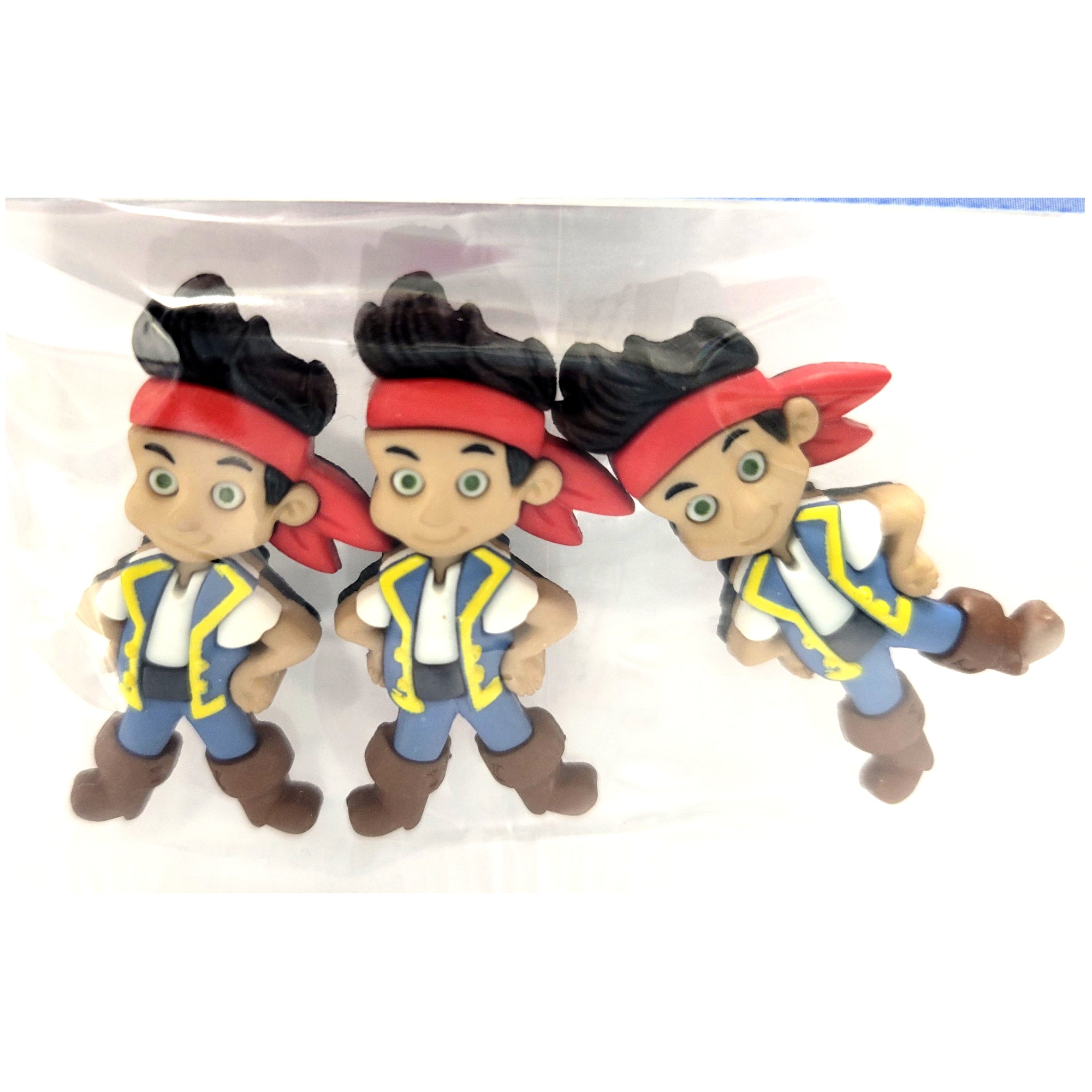 Disney Dress It Up Collection Never Land Pirates Jake Scrapbook Buttons by Jesse James Buttons