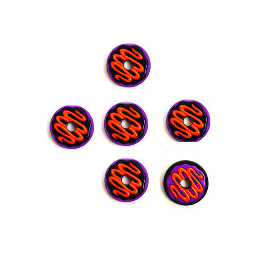 Dress It Up Collection Halloween Donuts Scrapbook Button Embellishments