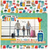 Time To Travel Collection  12 x 12 Scrapbook Sticker Sheet by Photo Play Paper