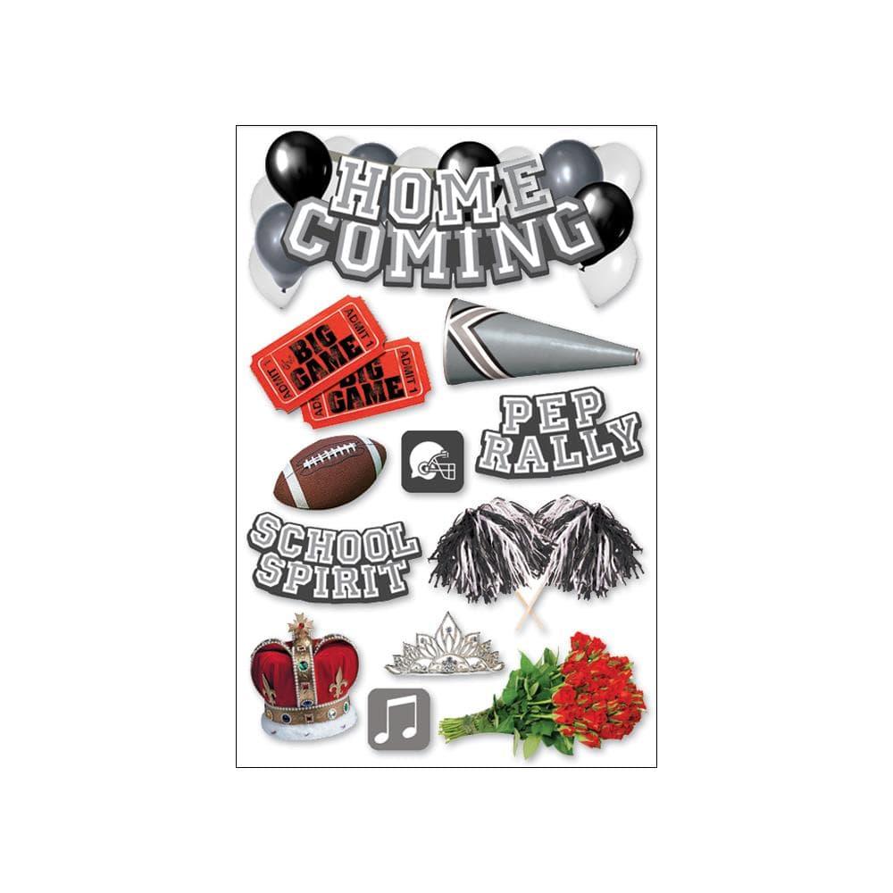 School Collection Homecoming 5x7 Glitter Scrapbook Embellishment by Paper House Productions