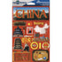 Jetsetters Collection China 5 x 7 Scrapbook Embellishment by Reminisce - Scrapbook Supply Companies