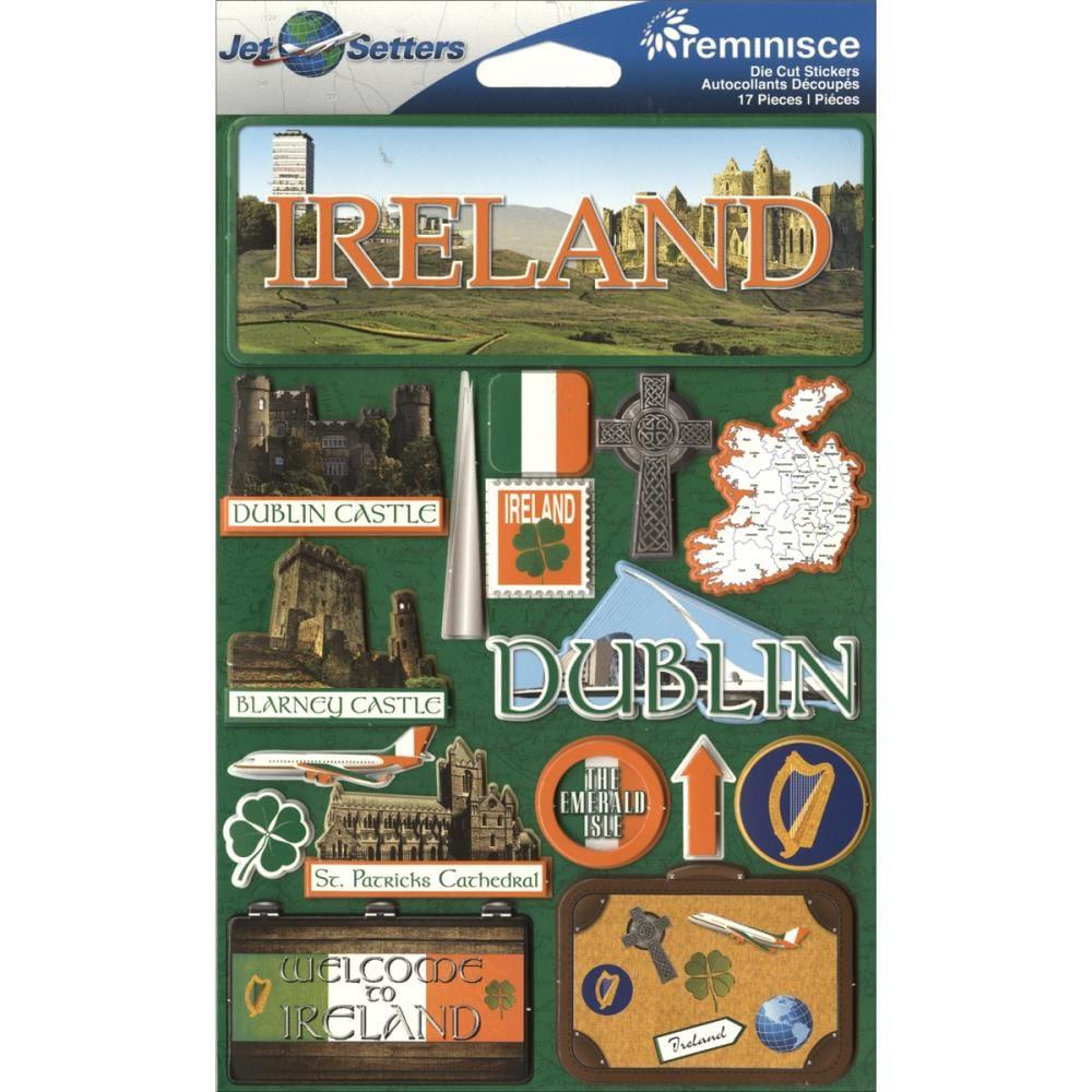 Jetsetters Collection Ireland 5 x 7 Scrapbook Embellishment by Reminisce - Scrapbook Supply Companies