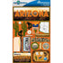 Jetsetters Collection Arizona 5 x 7 Scrapbook Embellishment by Reminisce - Scrapbook Supply Companies