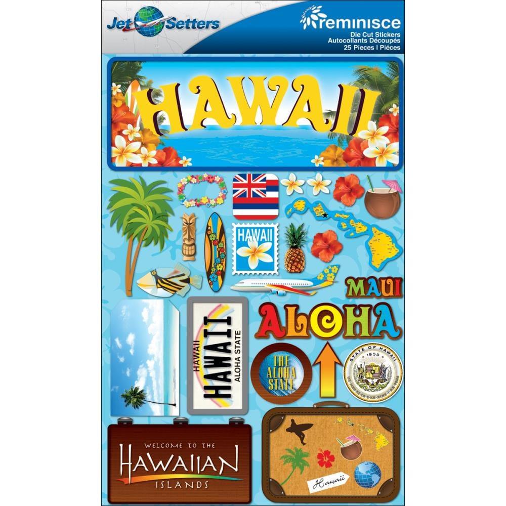 Jetsetters Collection Hawaii 5 x 7 Scrapbook Embellishment by Reminisce - Scrapbook Supply Companies