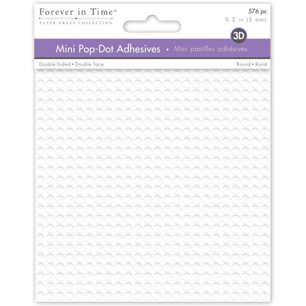 Micro Pop Dots Adhesive by Notions - Pkg. of 576 - .2 inch - Scrapbook Supply Companies