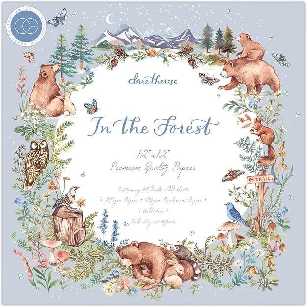In the Forest Collection 12 x 12 Double-Sided Premium Paper Pad with Elegant Effects - 40 Sheets by Craft Consortium