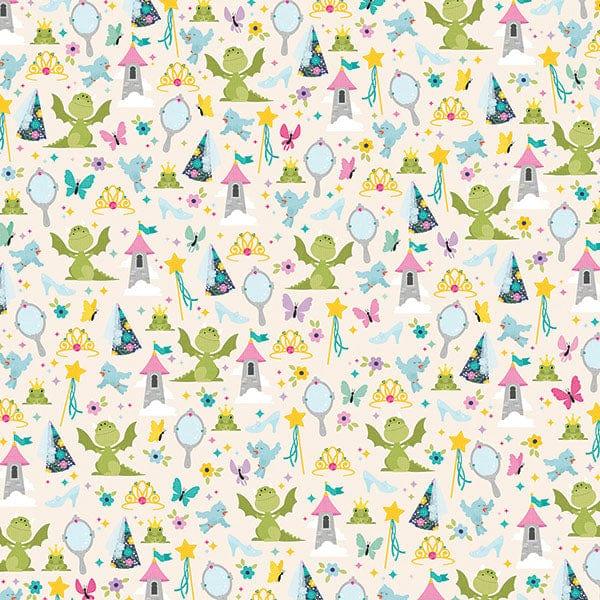 Little Princess Collection 3 x 4 Elements 12 x 12 Double-Sided Scrapbook Paper by Simple Stories - Scrapbook Supply Companies