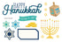 Happy Hanukkah Collection 4 x 8 Simple Pages Pieces by Simple Stories - 15 Pieces - Scrapbook Supply Companies