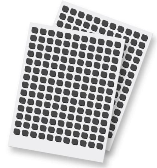 Foam Collection 3D Black, Small, Double-Sided, Self-Adhesive, Permanent Foam Squares - Pkg. of 308 - Scrapbook Supply Companies