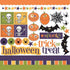 Halloween Trick or Treat Collection 12 x 12 Scrapbook Sticker Sheet by Scrapbook Customs - Scrapbook Supply Companies