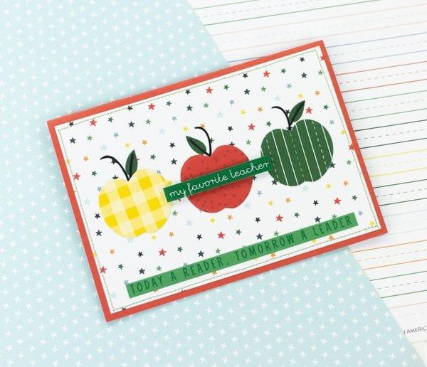 First Day of School Collection 4 x 7 Puffy Stickers Scrapbook Embellishments by Echo Park Paper - Scrapbook Supply Companies
