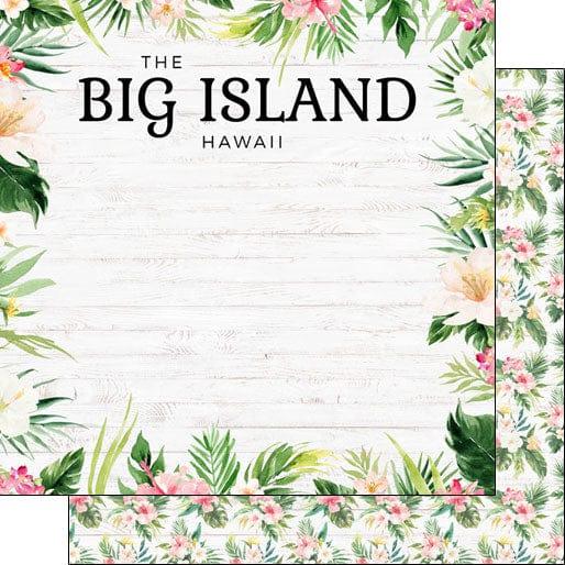 Vacay Collection Hawaii Big Island Vacation 12 x 12 Double-Sided Scrapbook Paper by Scrapbook Customs - Scrapbook Supply Companies