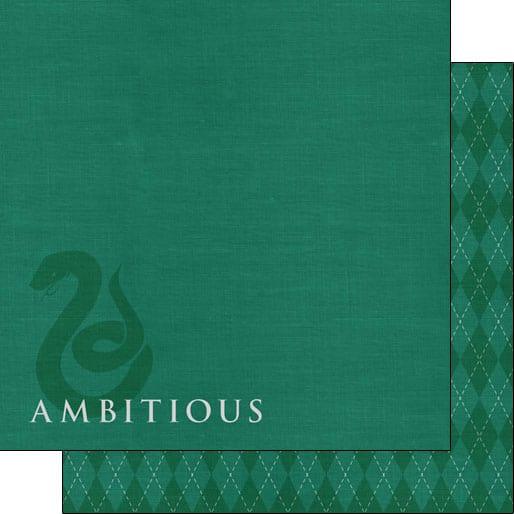 Wizarding World Collection Ambitious 12 x 12 Double-Sided Scrapbook Paper by Scrapbook Customs - Scrapbook Supply Companies