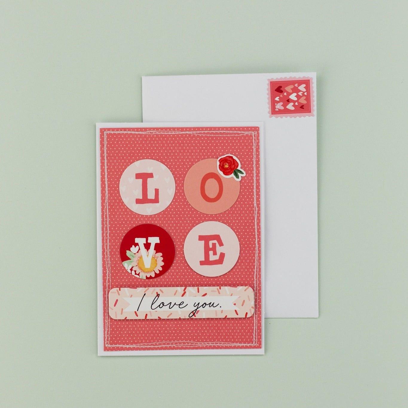 My Valentine Collection 12 x 12 Scrapbook Sticker Sheet by Carta Bella - Scrapbook Supply Companies