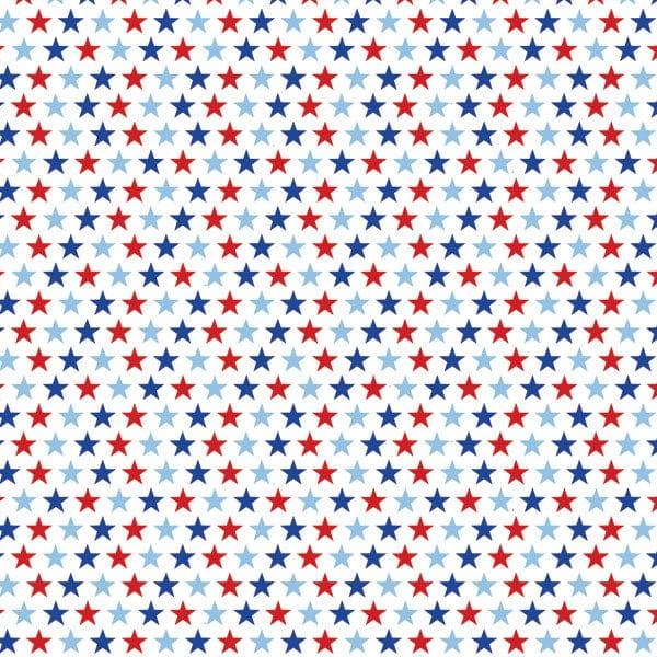 Patriotic Collection 4th of July Journal 12 x 12 Double-Sided Scrapbook Paper by Scrapbook Customs - Scrapbook Supply Companies