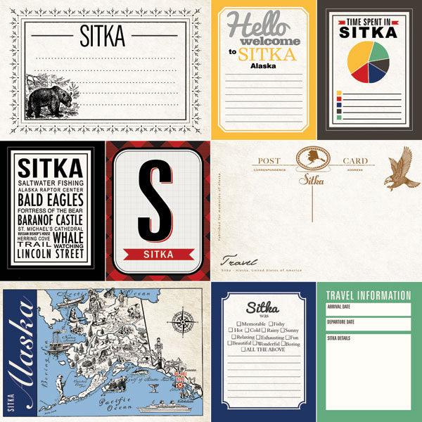 Alaskan Journal Collection Sitka 12 x 12 Double-Sided Scrapbook Paper by Scrapbook Customs - Scrapbook Supply Companies