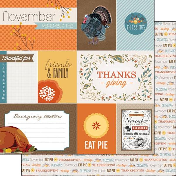 Happy Thanksgiving 2023 - Scrapbook Page Title Sticker – Autumn's