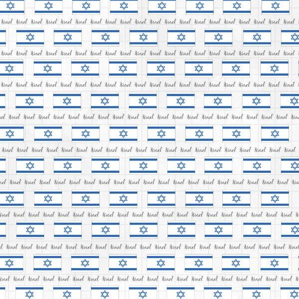 Travel Adventure Collection Israel Border 12 x 12 Double-Sided Scrapbook Paper by Scrapbook Customs - Scrapbook Supply Companies