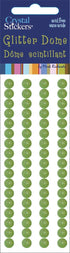 Green 5mm Glitter Dome Stickers by Mark Richards - Scrapbook Supply Companies