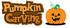 Pumpkin Carving 2.5 x 8 Title & Halloween Jack-O-Lantern 2-Piece Set Fully-Assembled Laser Cut Scrapbook Embellishment by SSC Laser Designs