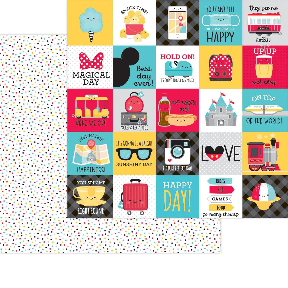 Fun at the Park Collection Sweet Celebration 12 x 12 Double-Sided Scrapbook Paper by Doodlebug Design