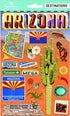 Destinations Collection Arizona 5x7 Foil Scrapbook Embellishment by Paper House Productions