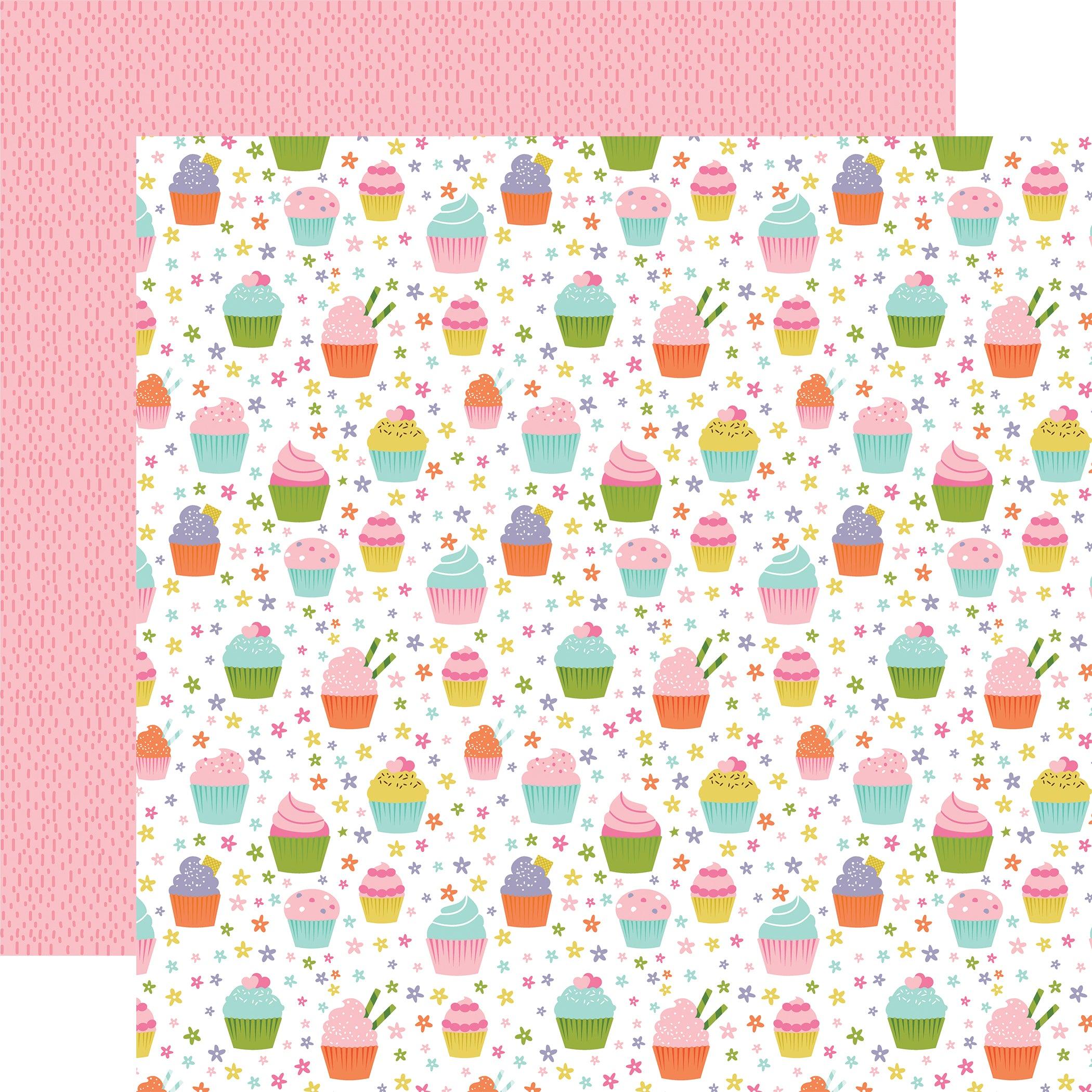 All About A Girl Collection So Sweet 12 x 12 Double-Sided Scrapbook Paper by Echo Park Paper - Scrapbook Supply Companies