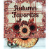 Autumn Favorites Collection Laser Cut Ephemera Embellishments by SSC Designs