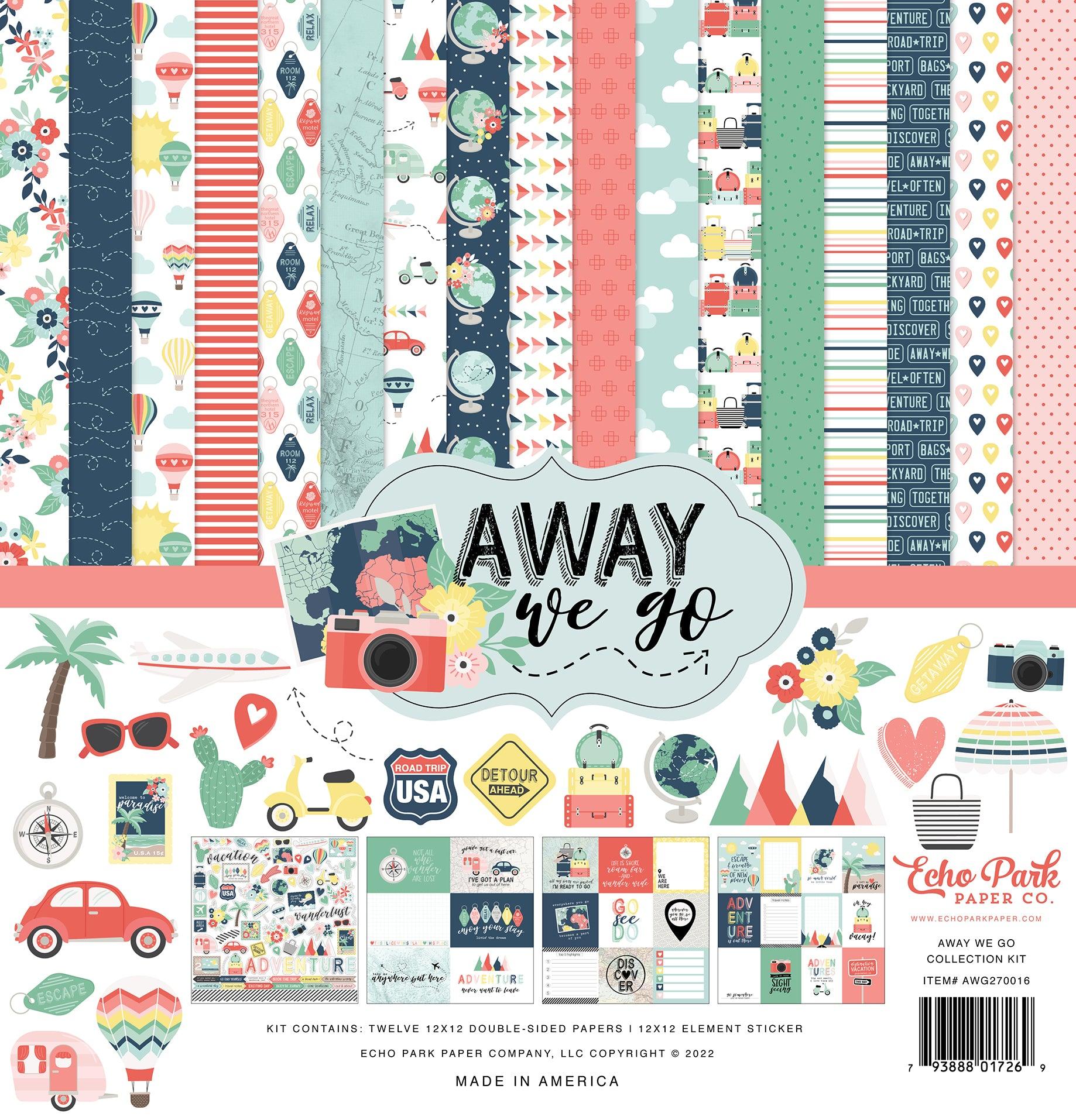 Away We Go Collection 13-Piece Collection Kit by Echo Park Paper