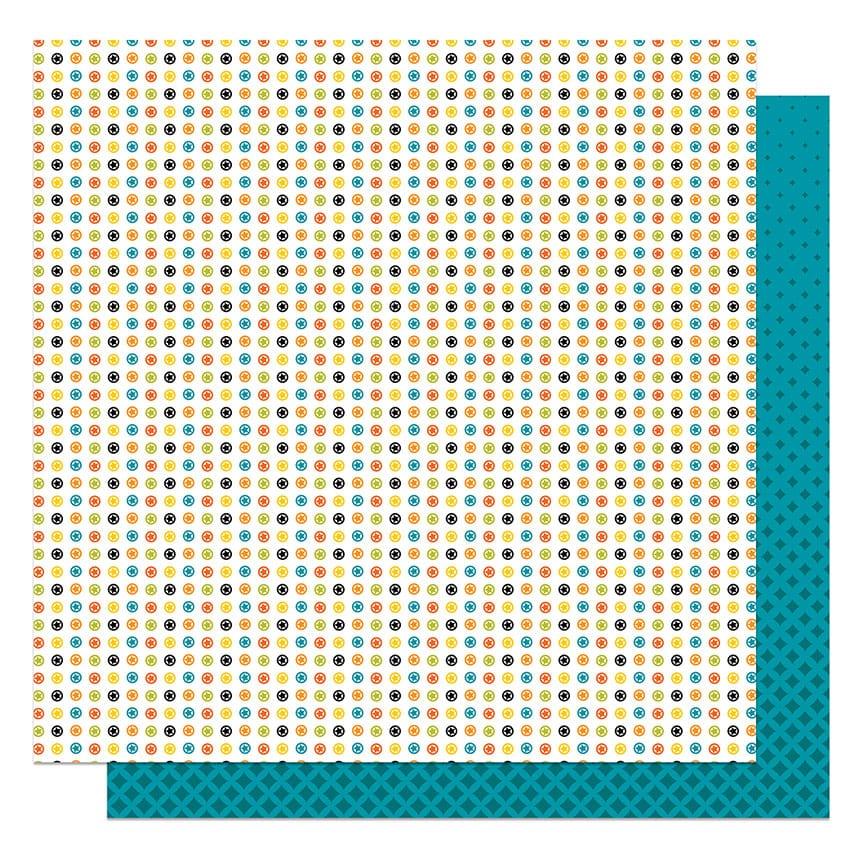 MVP Basketball Collection All Star 12 x 12 Double-Sided Scrapbook Paper by Photo Play Paper