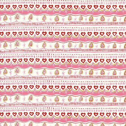 Be My Valentine Collection 4 x 4 Journaling Cards 12 x 12 Double-Sided Scrapbook Paper by Echo Park Paper - Scrapbook Supply Companies