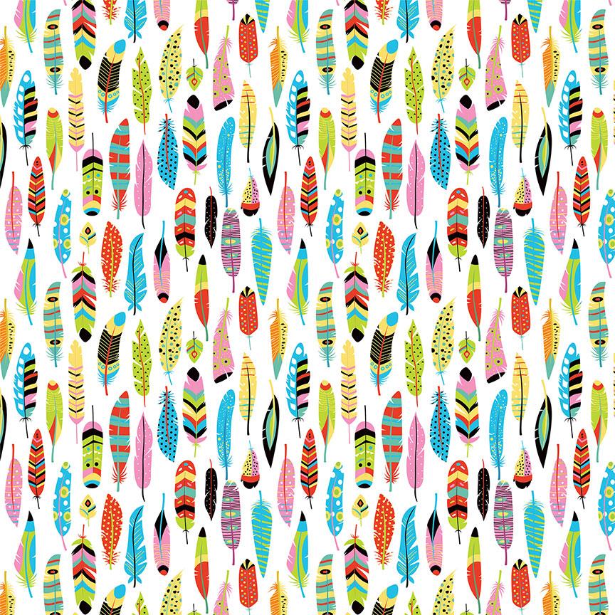 Birds Of A Feather Collection Tail Feathers 12 x 12 Double-Sided Scrapbook Paper by Photo Play Paper - Scrapbook Supply Companies