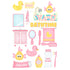 Bathtub Time Girl Collection Laser Cut Scrapbook Ephemera Embellishments by SSC Designs - Scrapbook Supply Companies
