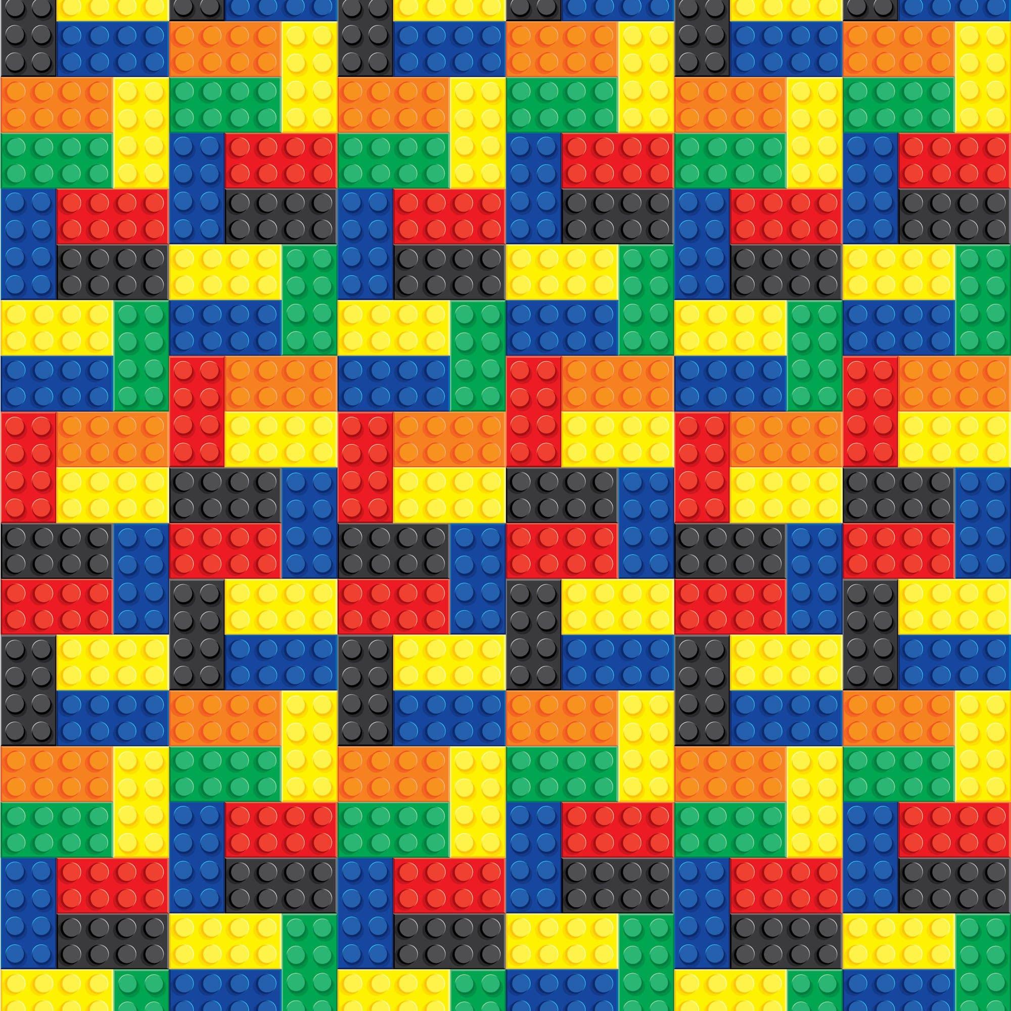 The Building Blocks Collection Multi-Color Blocks 12 x 12 Double-Sided Scrapbook Paper by SSC Designs